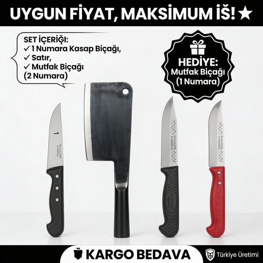 EKONOMİK KURBAN & MUTFAK SETİ (3’LÜ)