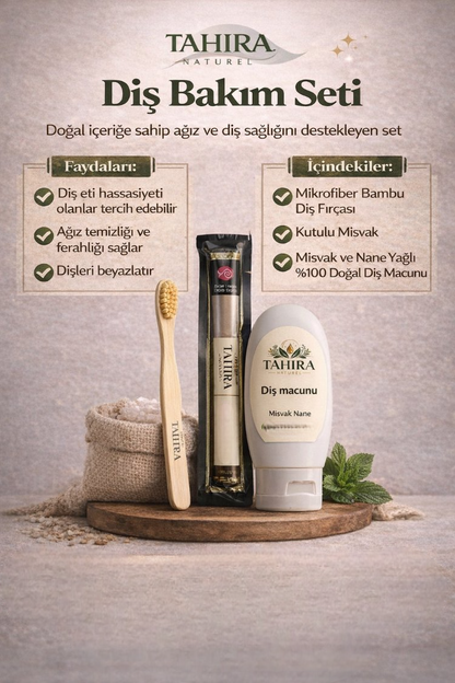 TAHİRA NATUREL DİŞ BAKIM SETİ