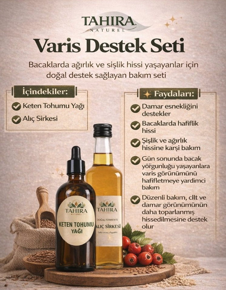 TAHİRA NATUREL VARİS DESTEK SETİ