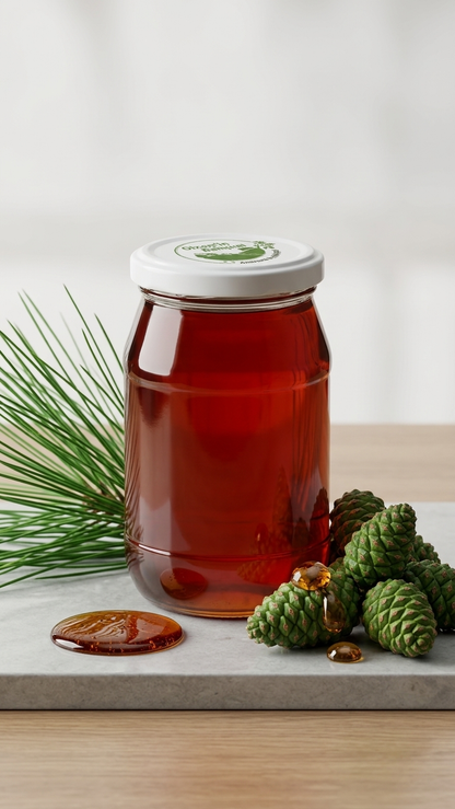 Kozalak Şurubu 1 Kg – Doğal, Katkısız, Geleneksel Üretim Çam Kozalağı Şurubu