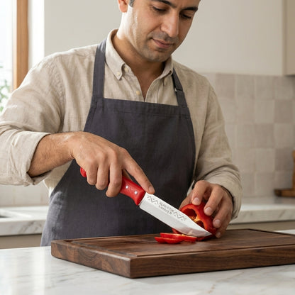 🏆 Professional #1 Kitchen Knife - 19 cm Stainless Steel (Color Options)