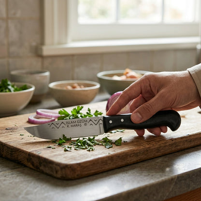 🏆 Professional #1 Kitchen Knife - 19 cm Stainless Steel (Color Options)