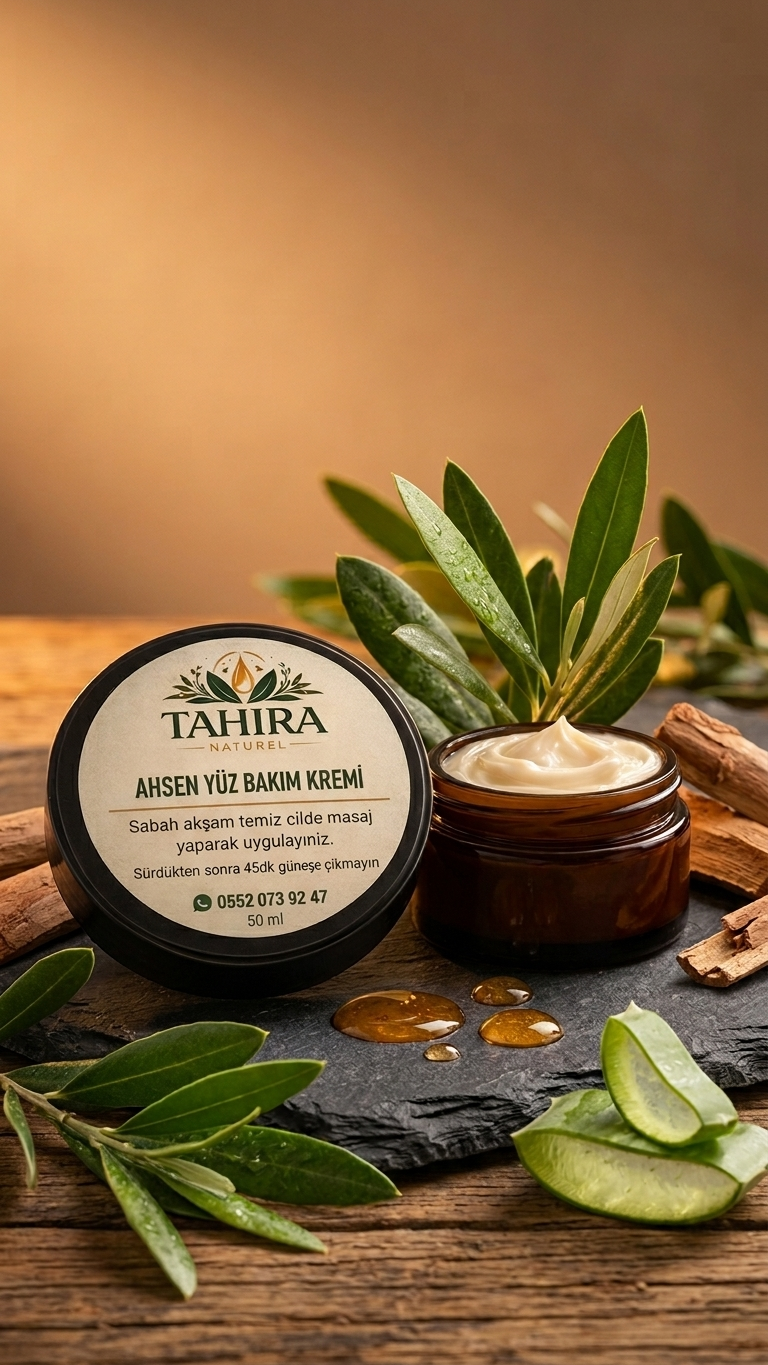 Ahsen Yüz Bakım Kremi – Nemlendirici & Canlandırıcı 50 cc