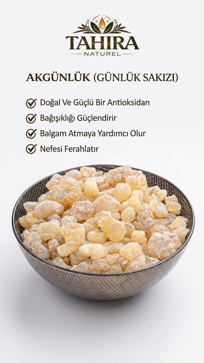 Akgünlük Sakızı (Doğal Reçine)